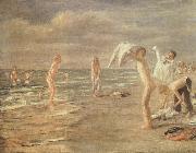 Max Liebermann Boys Bathing Spain oil painting artist